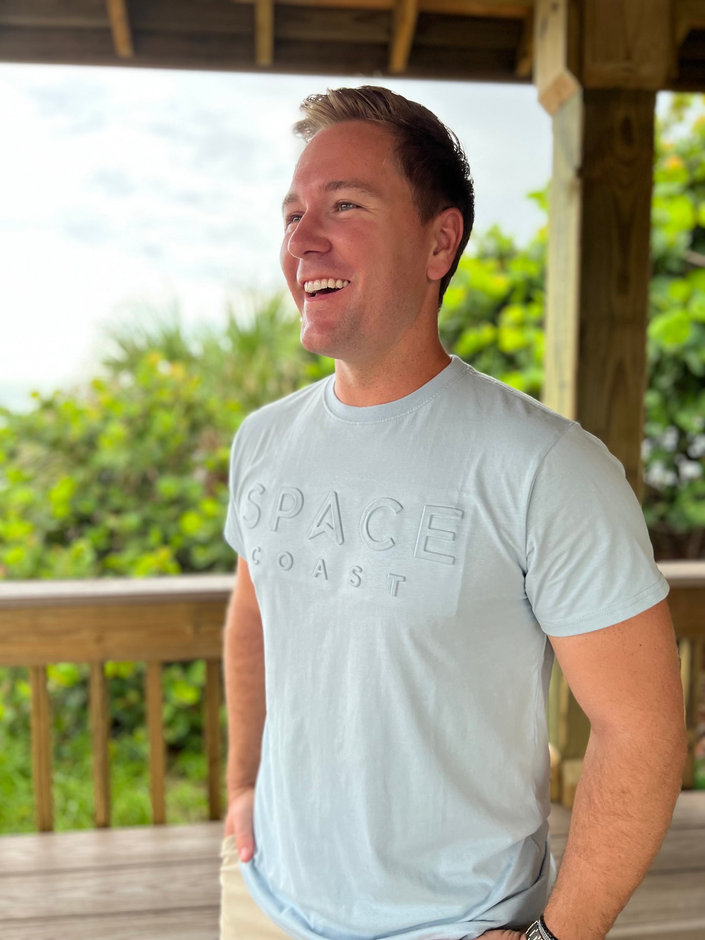 Premium Logo Tee - Sky Blue