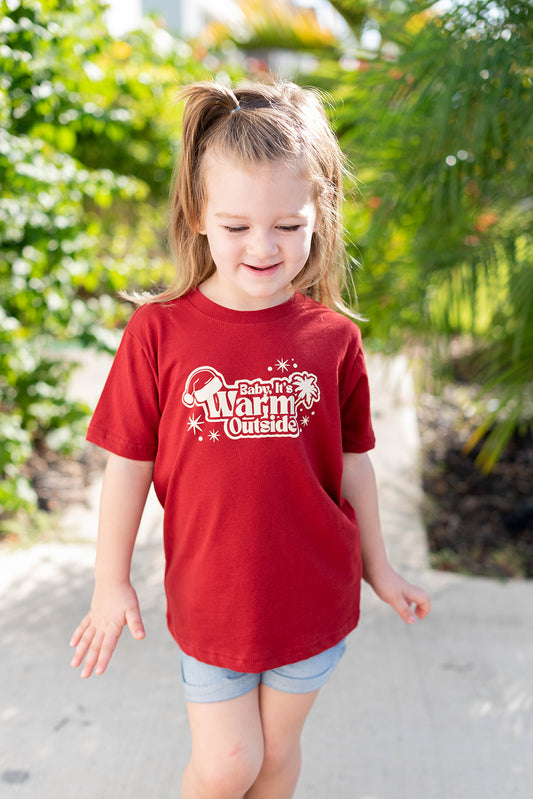 Kids 'Baby It's Warm Outside' Tee