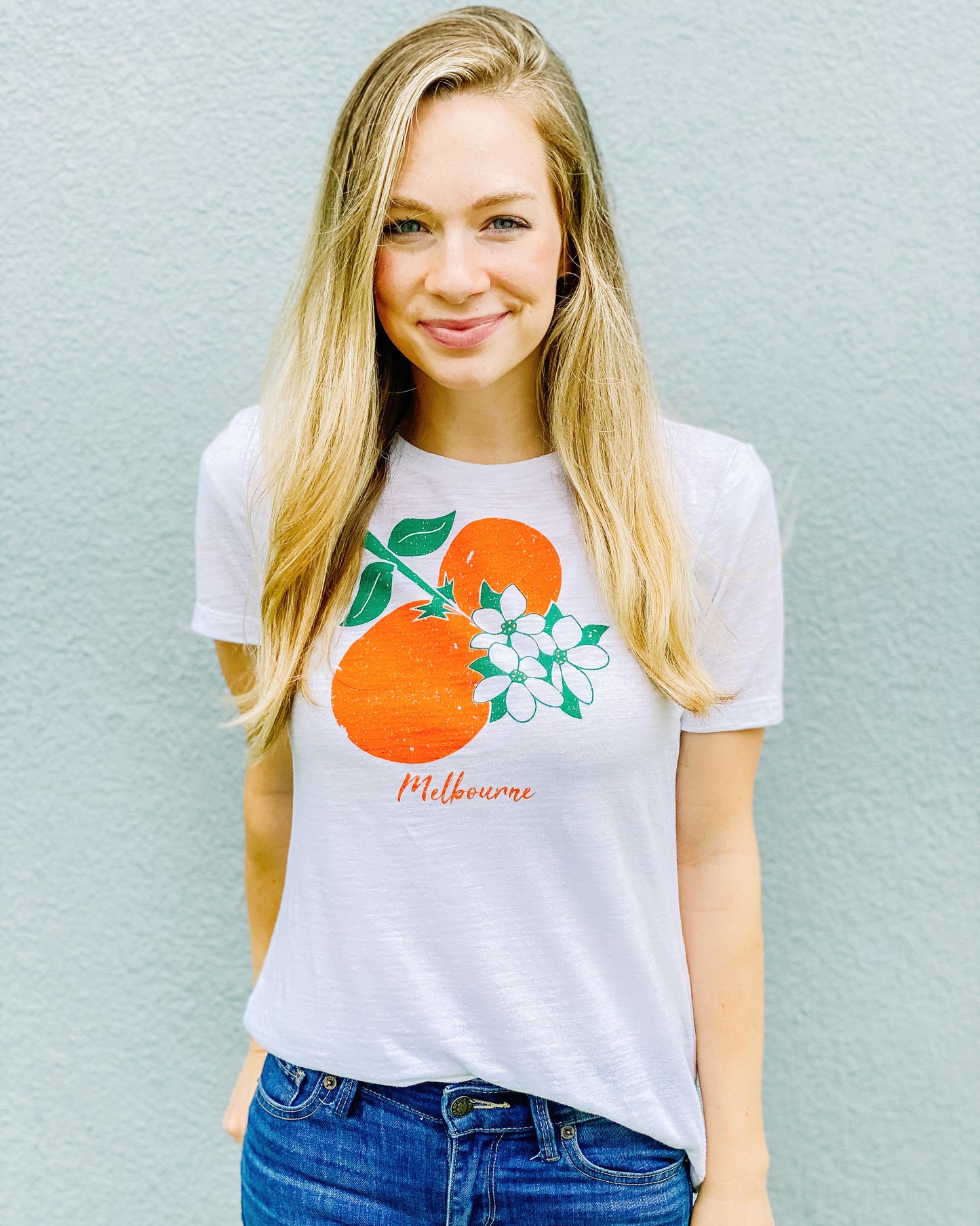 Melbourne Florida orange blososm tee