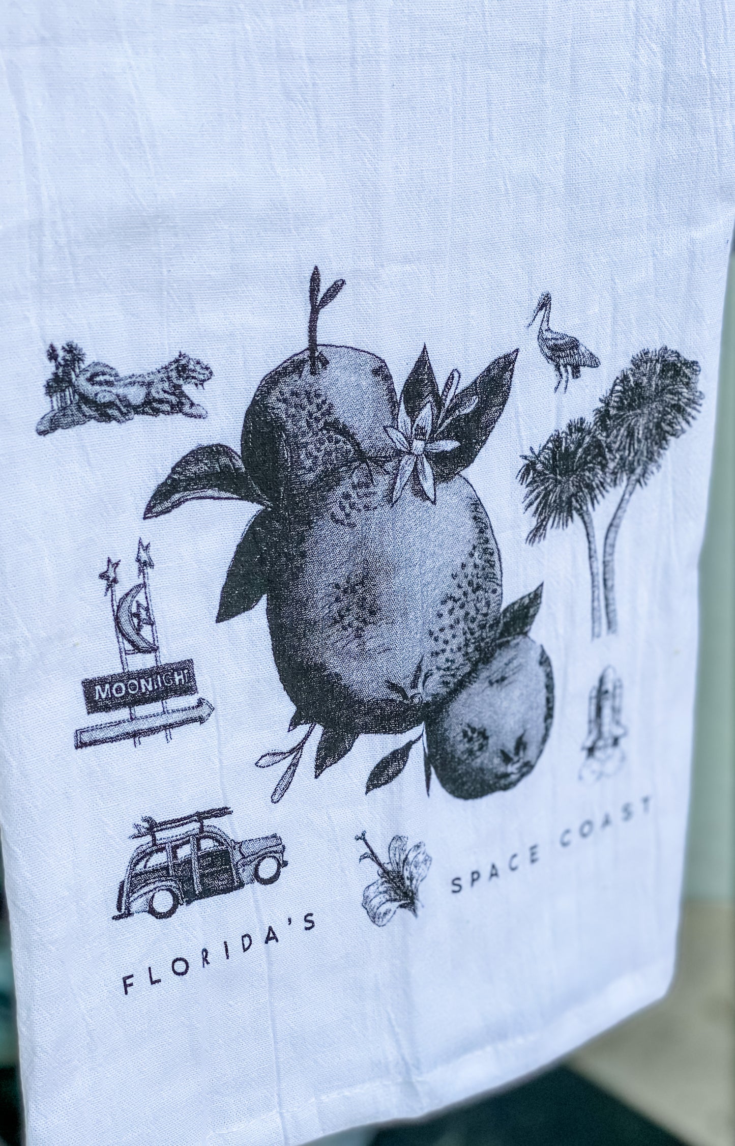 Space Coast Tea Towel