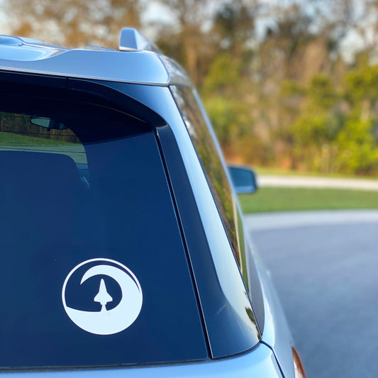 Shuttle Logo Car Decal