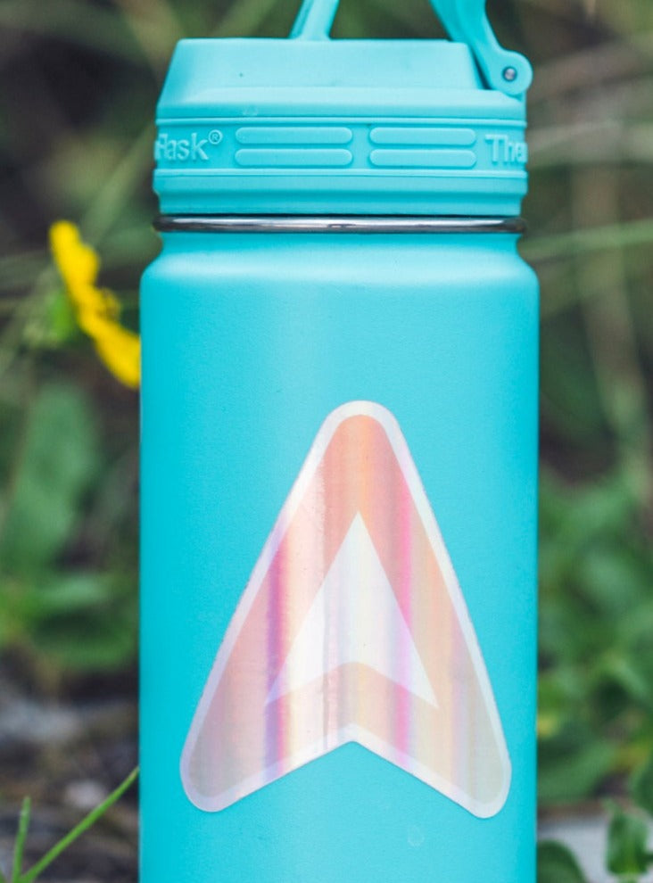 Holographic logo sticker