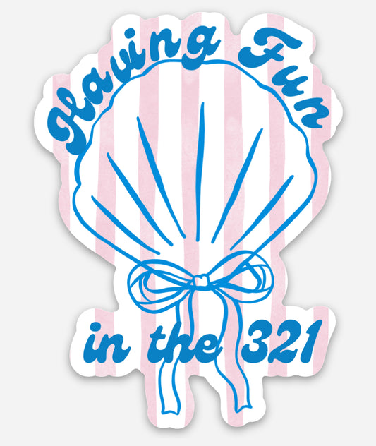 Having Fun Sticker