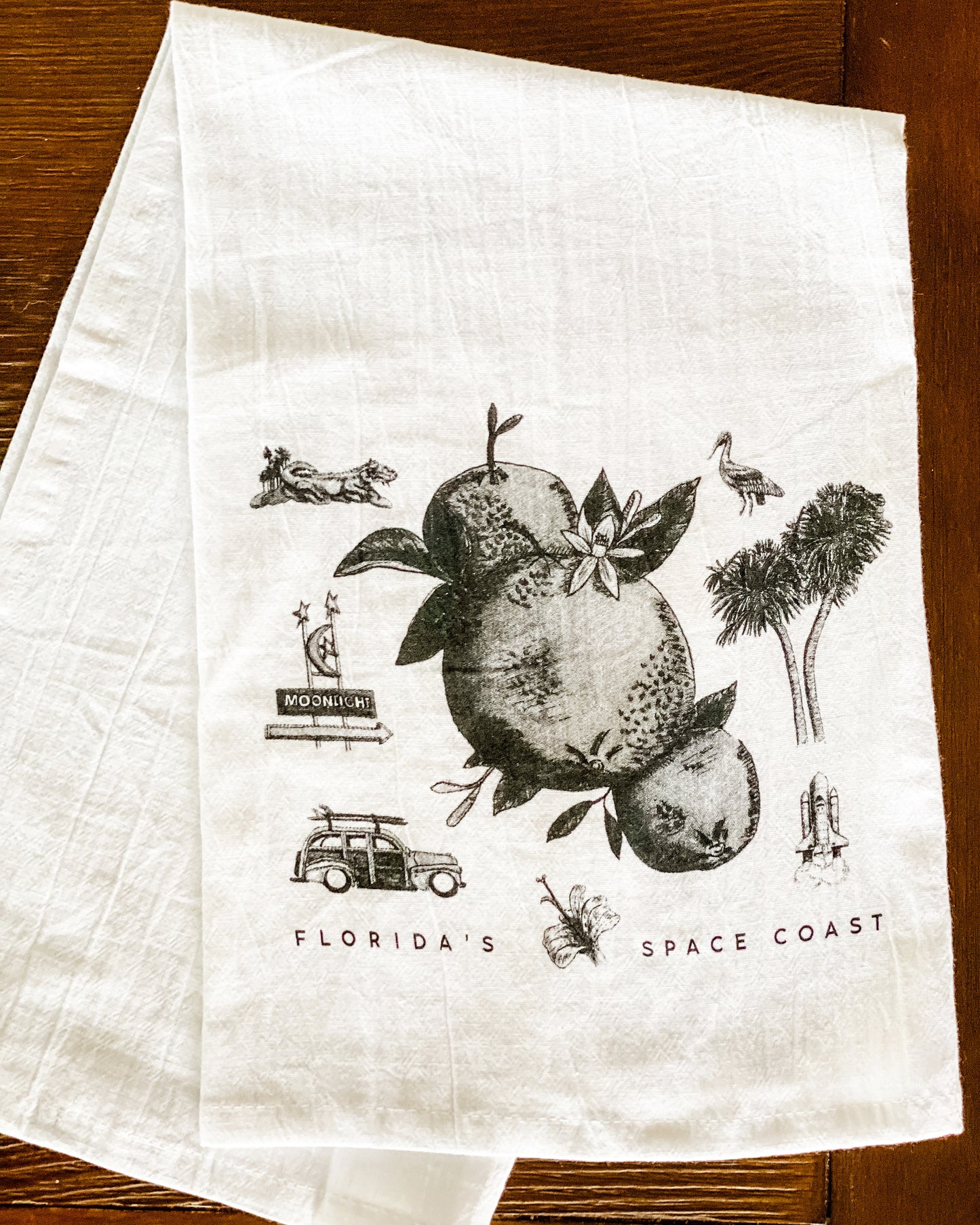 Space Coast Tea Towel