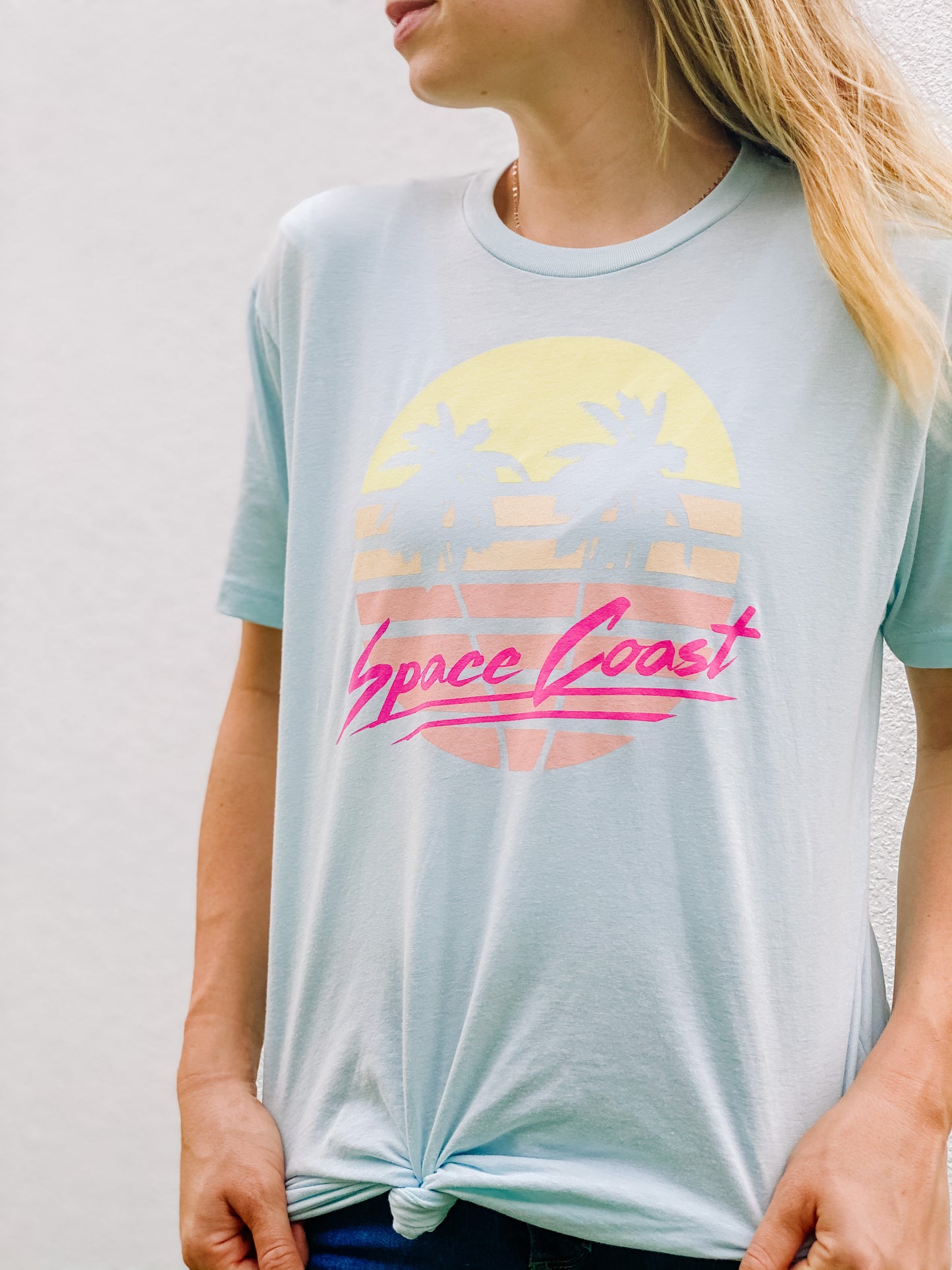 space coast apparel 80s palm tee