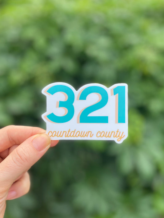 countdown county sticker