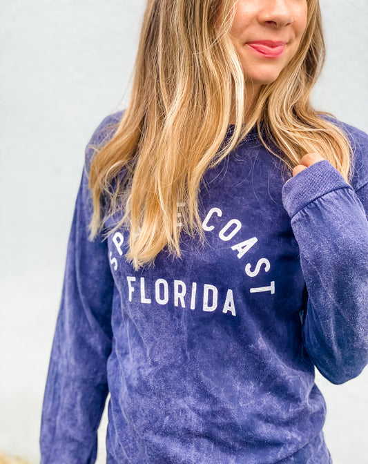Mineral-wash Space Coast Tee