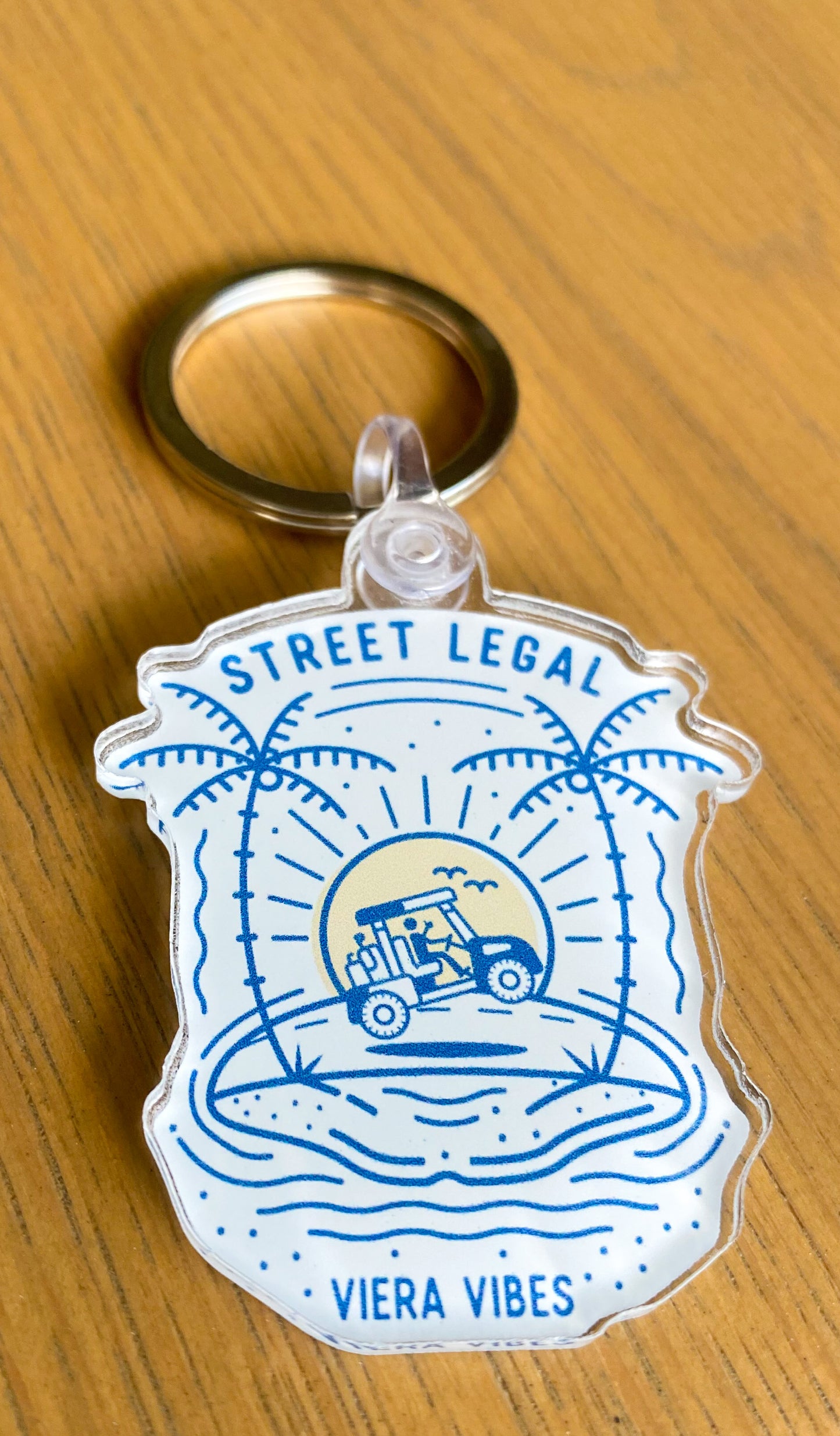 Street Legal Keychain